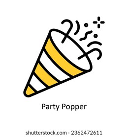 Ilustración de diseño de iconos de contorno de vector de parte. Símbolo de administración de eventos en el archivo EPS 10 de fondo blanco
