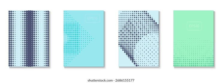 Party Poster Set. Summer Concept With Minimal Art. Futuristic Elements On Flat Page. Music Flyer. Minimalist Abstract Template. Geometric Book Cover. Trendy Party Poster