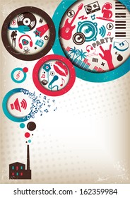 Party Poster Template  - suitable for posters, flyers, brochures, banners, badges, wallpapers, web design, advertising, publicity and more 