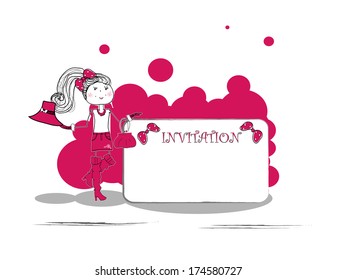 Party poster. Vector