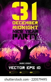 Party poster, vector