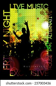 Party poster. Vector 