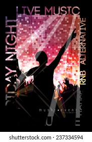 Party poster. Vector 