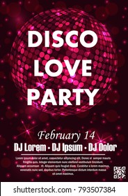 Party poster vector background template with particles, plexus lines, highlight and modern geometric shapes 