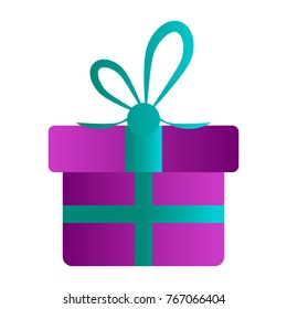 Party present isolated on white background, Vector illustration