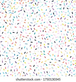 Party ribbon background vector in seamless pattern