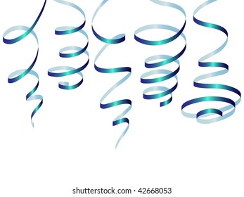 party ribbon vector