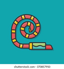 party ribbon vector icon