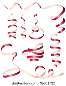 ilustración vectorial de cinta de partido