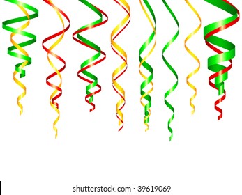 party ribbon vector illustration. Visit my portfolio for big collection of ribbons