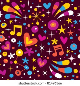 party seamless pattern