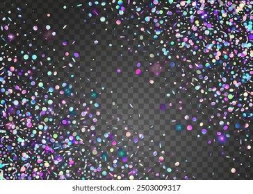 Party Serpentine. Laser Isolated Explosion. Light Pattern. Digital Design. Falling Banner. Blue 3d Tinsel. Hologram Burst. Holographic Sparkle. Pink Party Serpentine