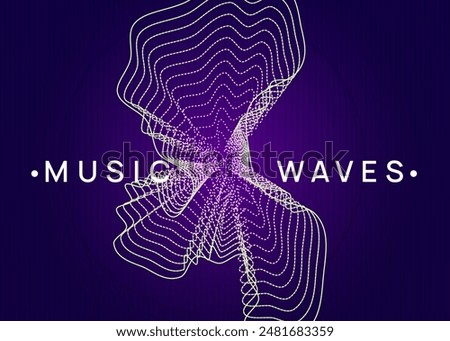 Party Set. Dj Concert Element. Blue Night Club Background. Violet Dance Banner. Nightclub Beat Invitation. Electro Cover. Music Magazine. Green Party Set