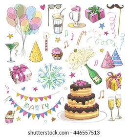 Party, a set of hand drawings