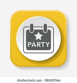 party sign icon