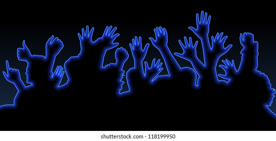 party silhouette