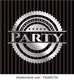 Party silver emblem