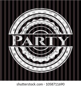    Party silvery emblem