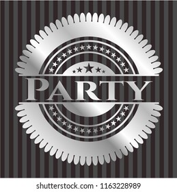 Party silvery emblem