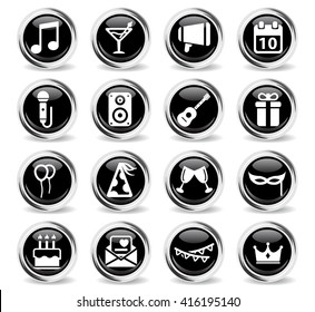 Party simply symbol for web icons and user interface