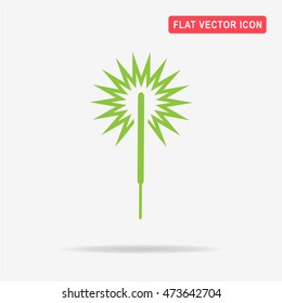 Party sparkler icon. Vector concept illustration for design.