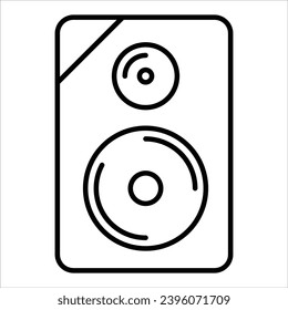 party speaker, Simple Party-Related Vector Line Icon