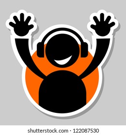 Party sticker