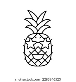 party summer line icon vector. party summer sign. isolated contour symbol black illustration