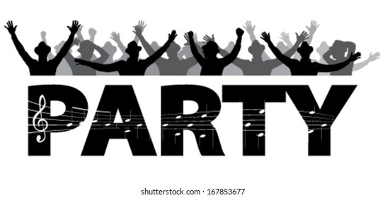party symbol vector illustration