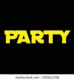 Party t shirt design. vector, template, creative t shirt. 