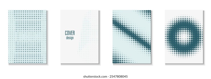Conjunto de Modelos de Participante. Conceito De Verão Com Arte Mínima. Brochura Minimalista Em 2d Quadro. Panfleto de Linha. Tampa abstrata minimalista. Plano de Fundo de Ponto Geométrico. Modelo de Festa na Moda