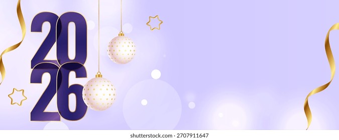 party theme 2026 new year wallpaper with text space vector 