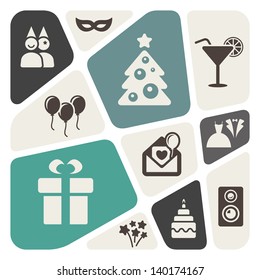 Party theme abstract background