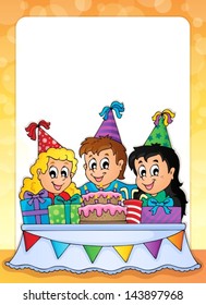 Party theme frame 1 - eps10 vector illustration.
