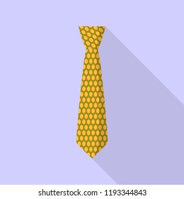 Party tie icon. Flat illustration of party tie vector icon for web design
