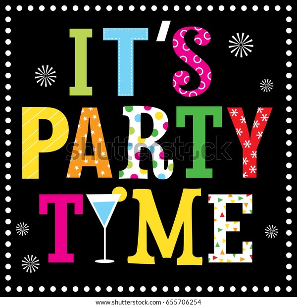 Party Time Stock Vector Royalty Free