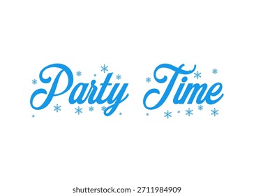 Party Time, Navidades Vector fuente
Palabra de fuente del Vector en un fondo blanco