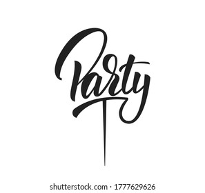 Party topper.Party template for laser cutting