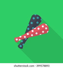 Party Toy icon , Vector flat long shadow design.