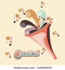 party trumpet carnival accessory