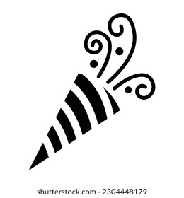 Party trumpet icon symbol logo