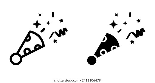 Party trumpet  icon. symbol for mobile concept and web design. vector illustration