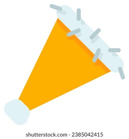 party trumpets icon with flat style and pixel perfect base. Suitable for website design, logo, app and UI. Based on the size of the icon in general, so it can be reduced.