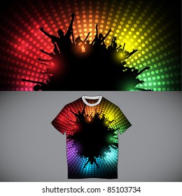 Party T-Shirt Template Vector Design