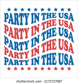 party in the usa eps design