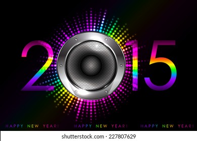 Party - vector 2015 New Year  background