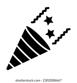 Party Vector Glyph Icon Design