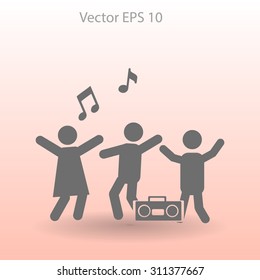 party vector icon