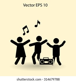 party vector icon