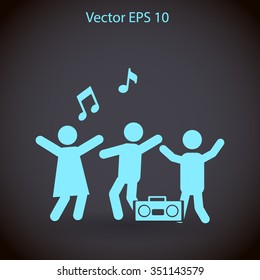 party vector icon